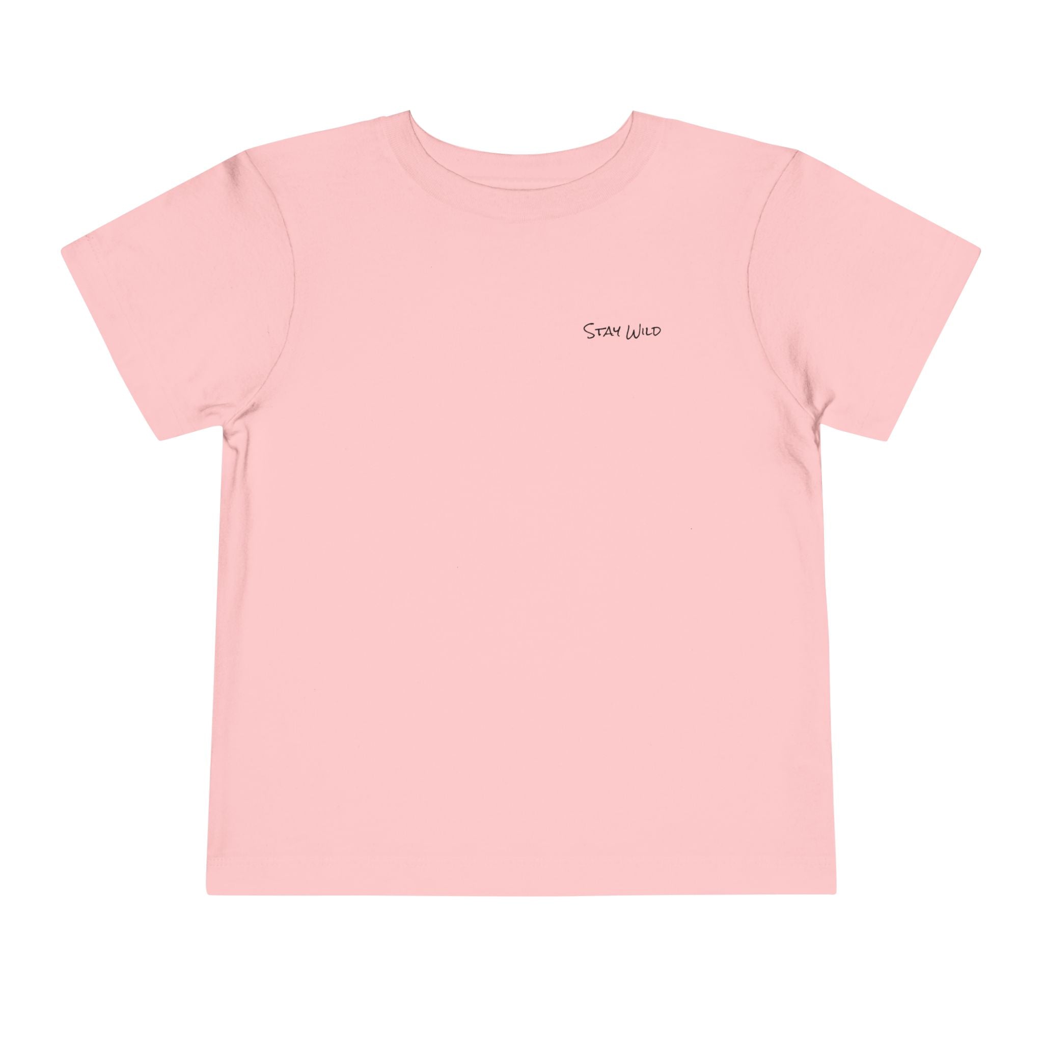 Toddler (2T-5T)- "Stay Wild" (Front) "Walk. Run. Wakeboard." (Back) -Short Sleeve Tee