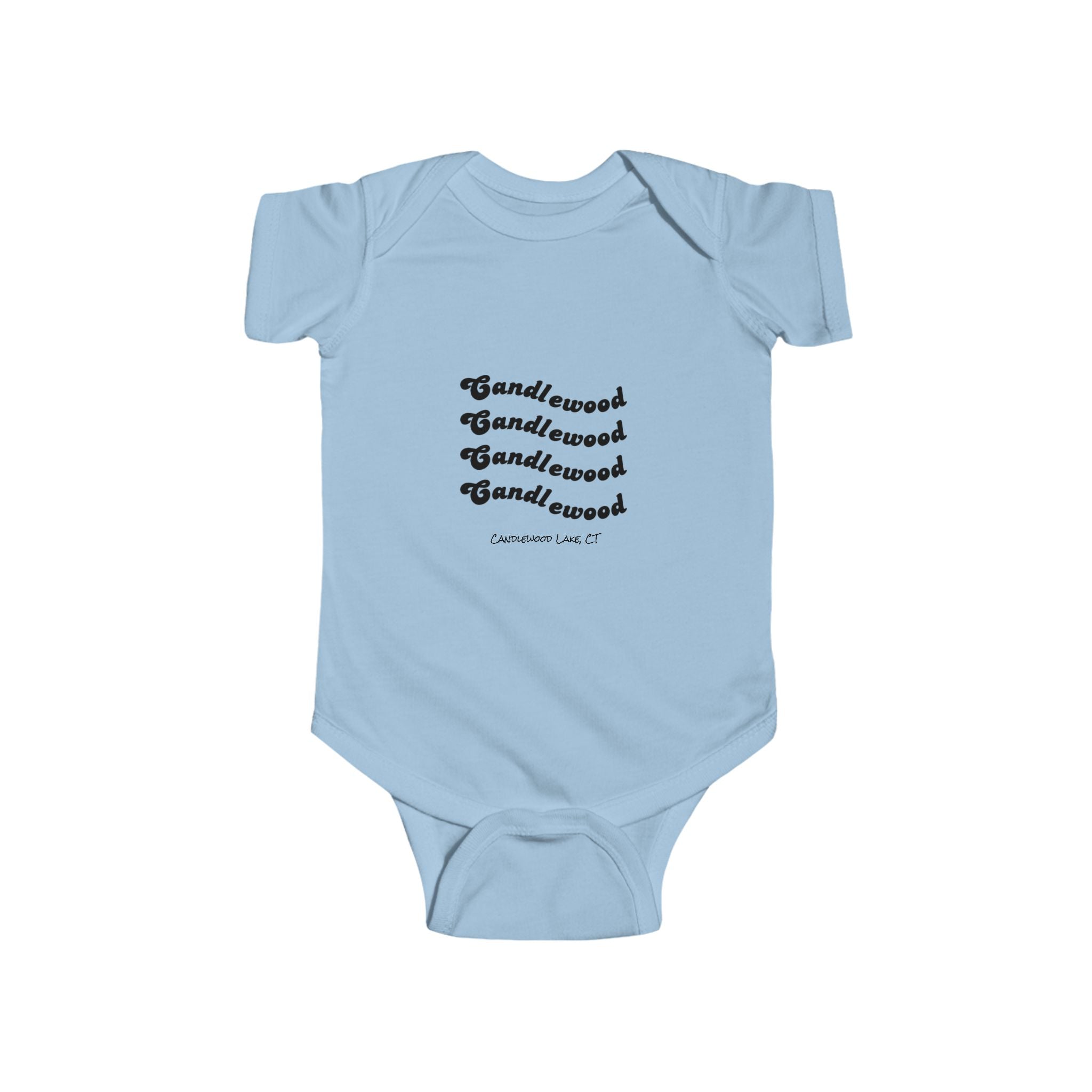 Baby-"Candlewood Lake" Baby Bodysuit, Infant Gift, Newborn Outfit, Baby Shower Present, Personalized Baby Wear