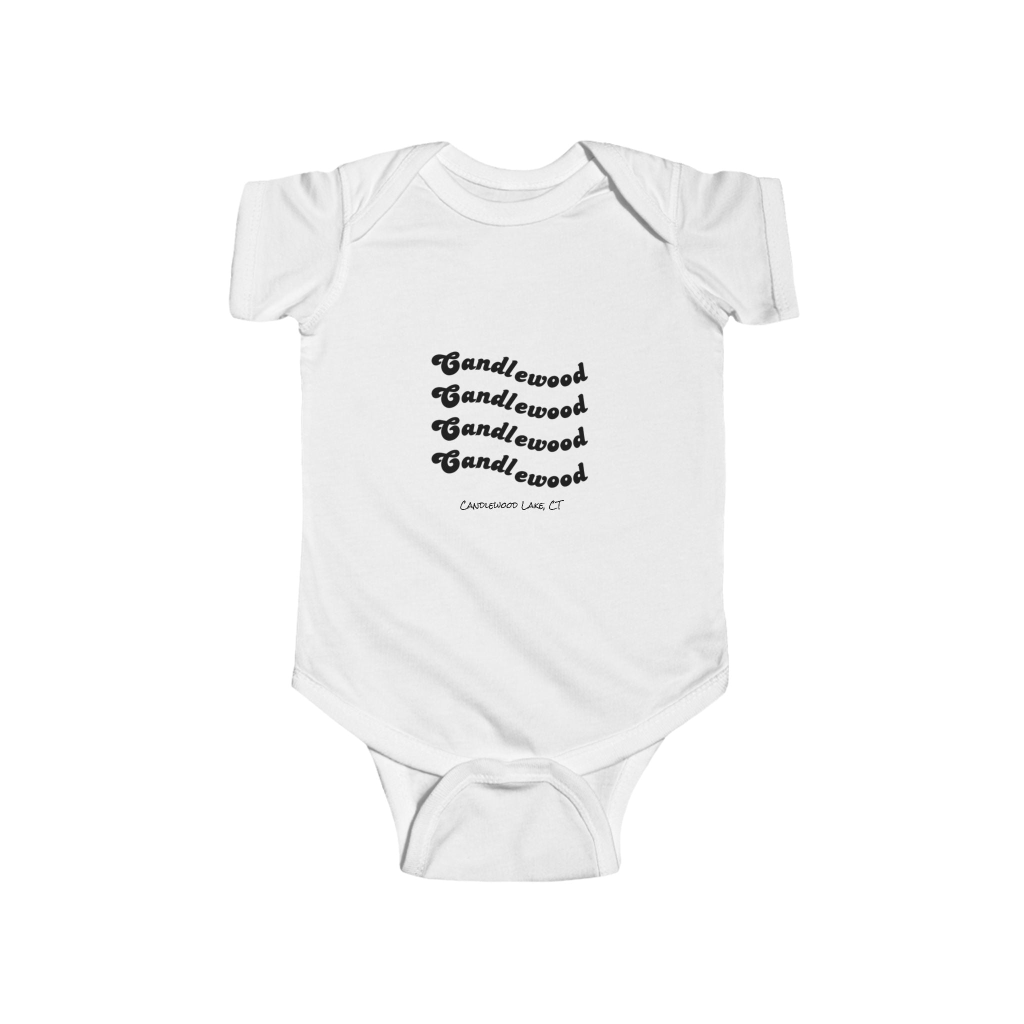 Baby-"Candlewood Lake" Baby Bodysuit, Infant Gift, Newborn Outfit, Baby Shower Present, Personalized Baby Wear