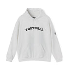 Adult Unisex Hoodie - "Football"  Cozy Sweatshirt for Fans or Parents, Unisex Sports Apparel, Perfect Gift for Game Day, Casual Wear for Athletes