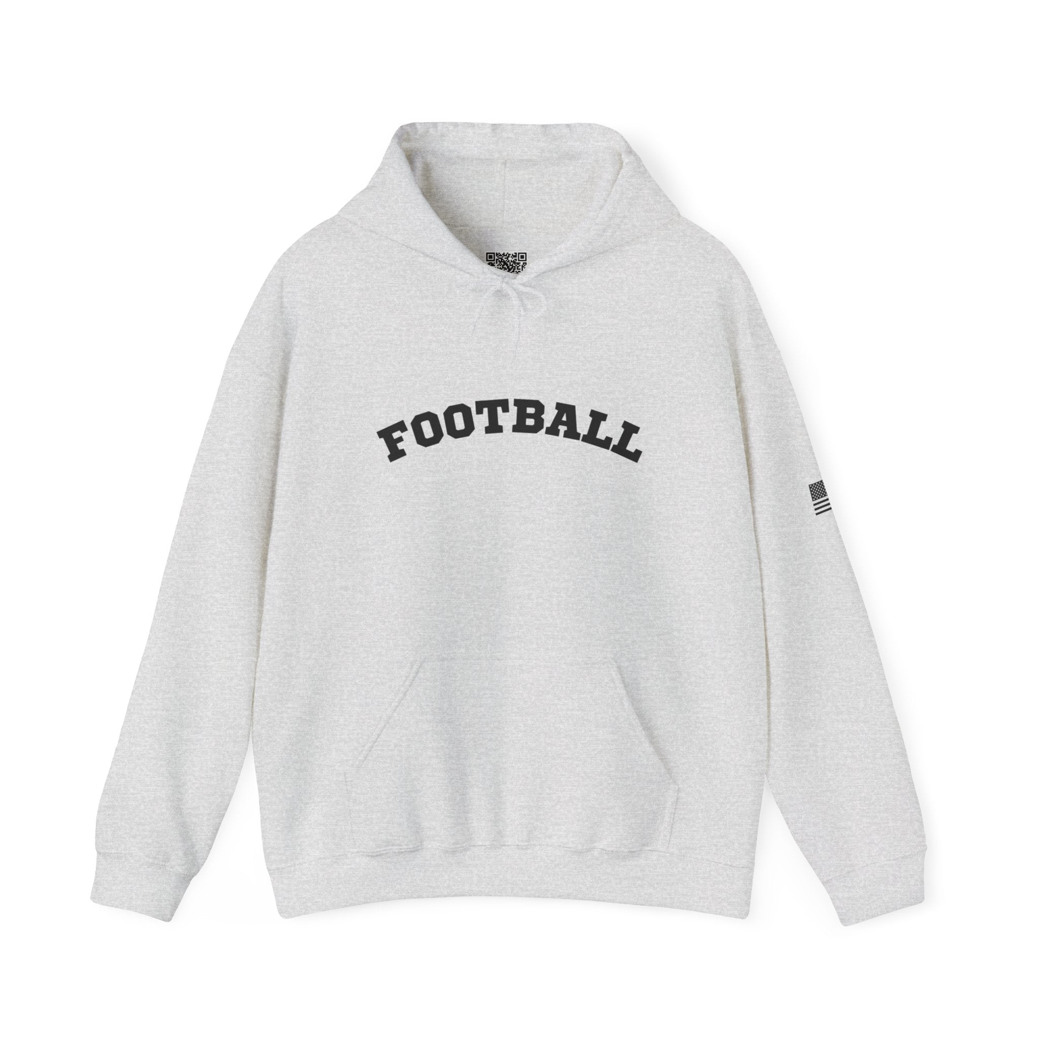 Adult Unisex Hoodie - "Football"  Cozy Sweatshirt for Fans or Parents, Unisex Sports Apparel, Perfect Gift for Game Day, Casual Wear for Athletes