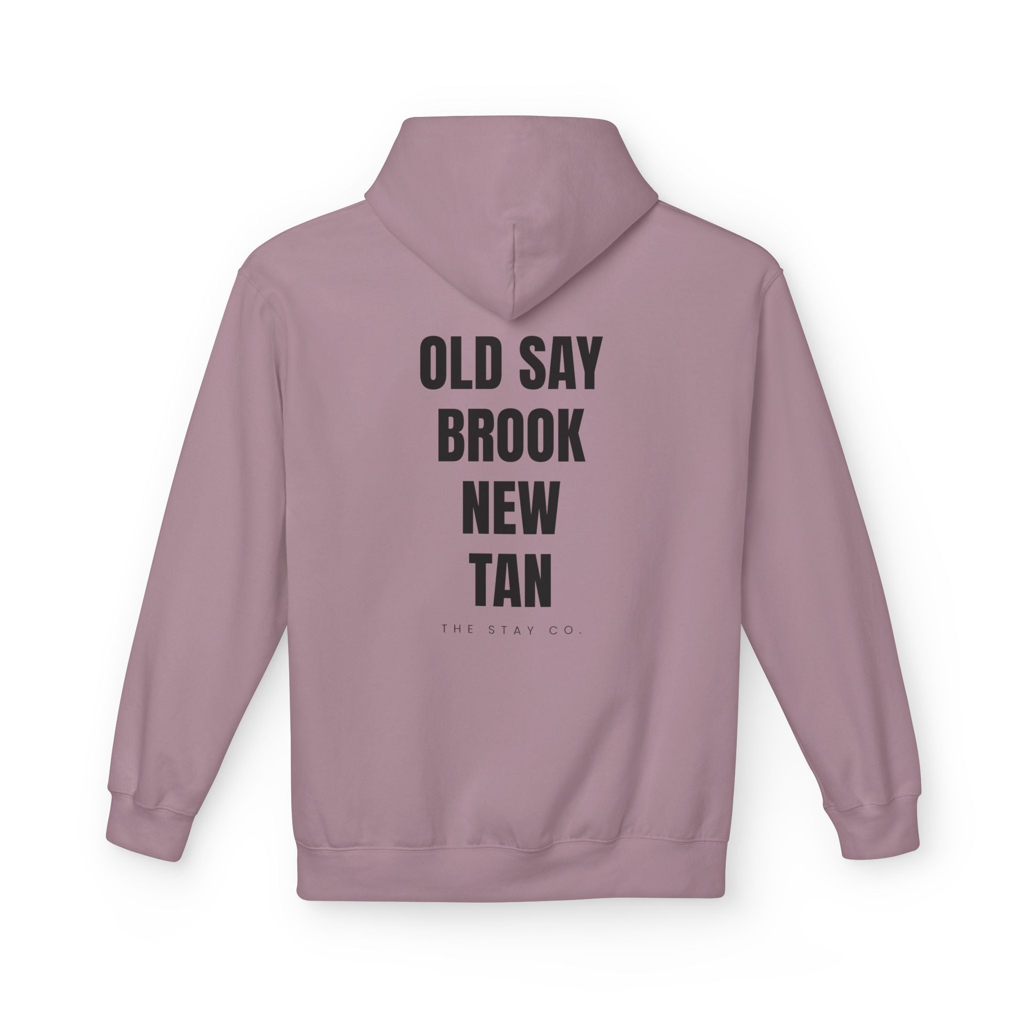 Adult- "Out Of Office" (Front) "Old Saybrook New Tan" (Back) - Hoodie