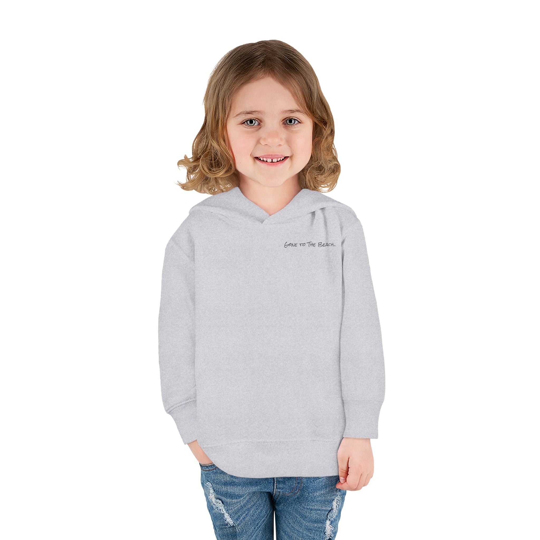Toddler (2T-6T)- "Gone To The Beach" (Front) "Send Snax & Sunscreen, Old Saybrook, CT"- (Back)- Hoodie