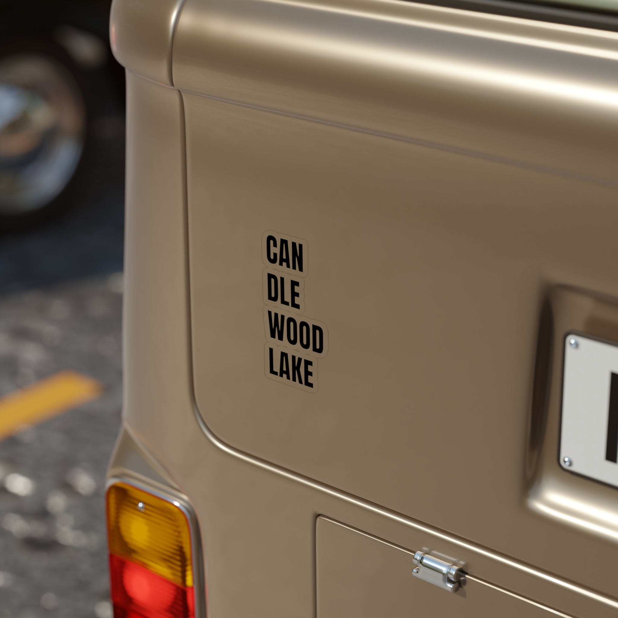 Outdoor Sticker -Candlewood Lake - Waterproof Vinyl Decal