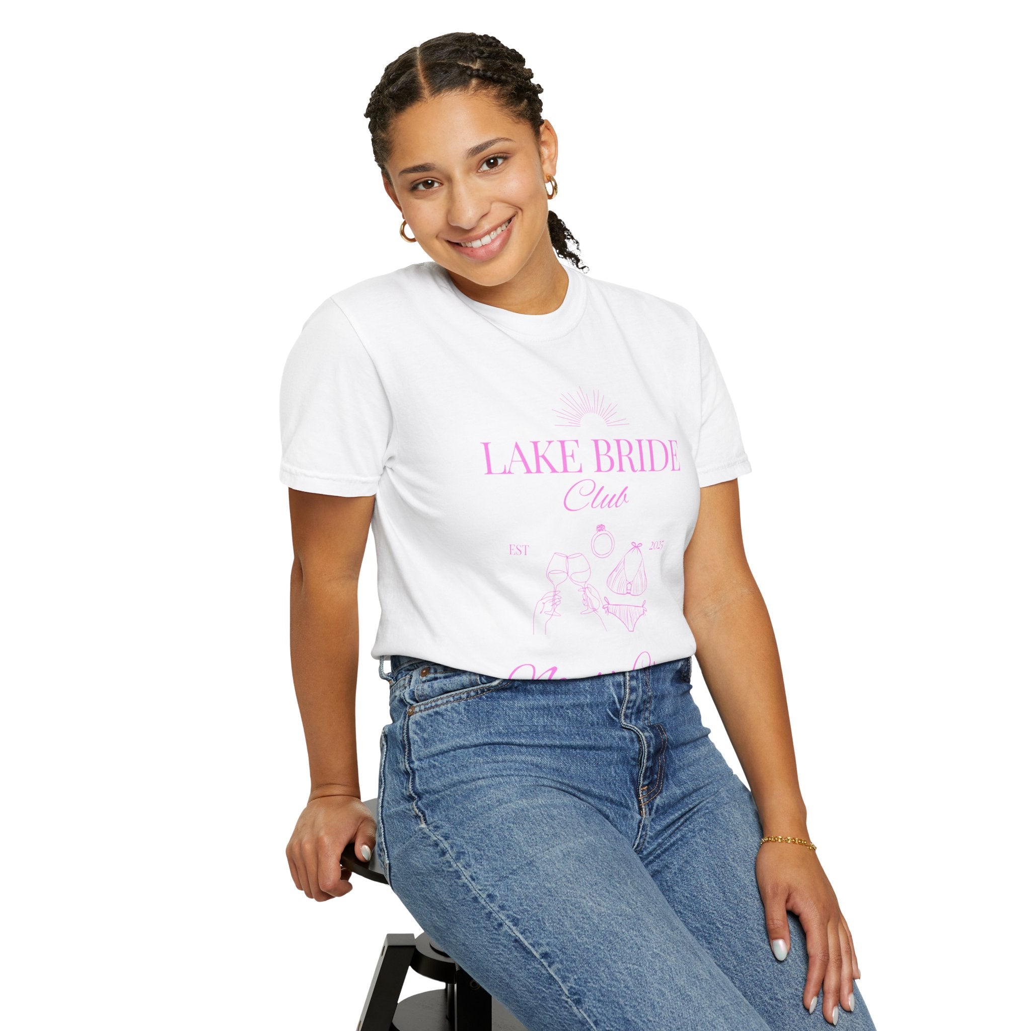 "Lake Bride " Unisex T-Shirt, Bridal Party Gift, Bachelorette and wedding parties, Bachelorette Weekend Tee, Nautical Theme Shirt