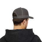 "White Sands Beach" - Snapback Trucker Cap - Perfect for Summer, Vacation, or Outdoor Events, Casual Style, Unisex Accessories, Gift Idea
