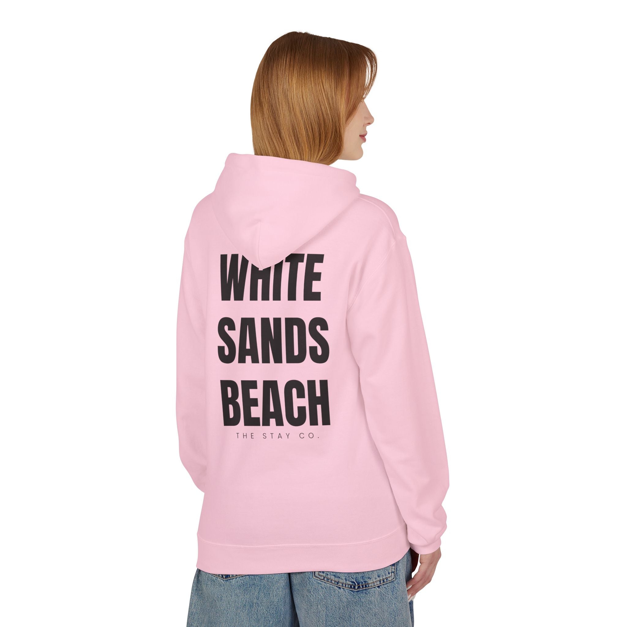 Adult- "Out Of Office" (Front) "White Sands Beach" (Back) - Hoodie