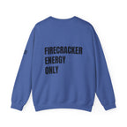 Firecracker Energy Only, 'Merica Crewneck Sweatshirt