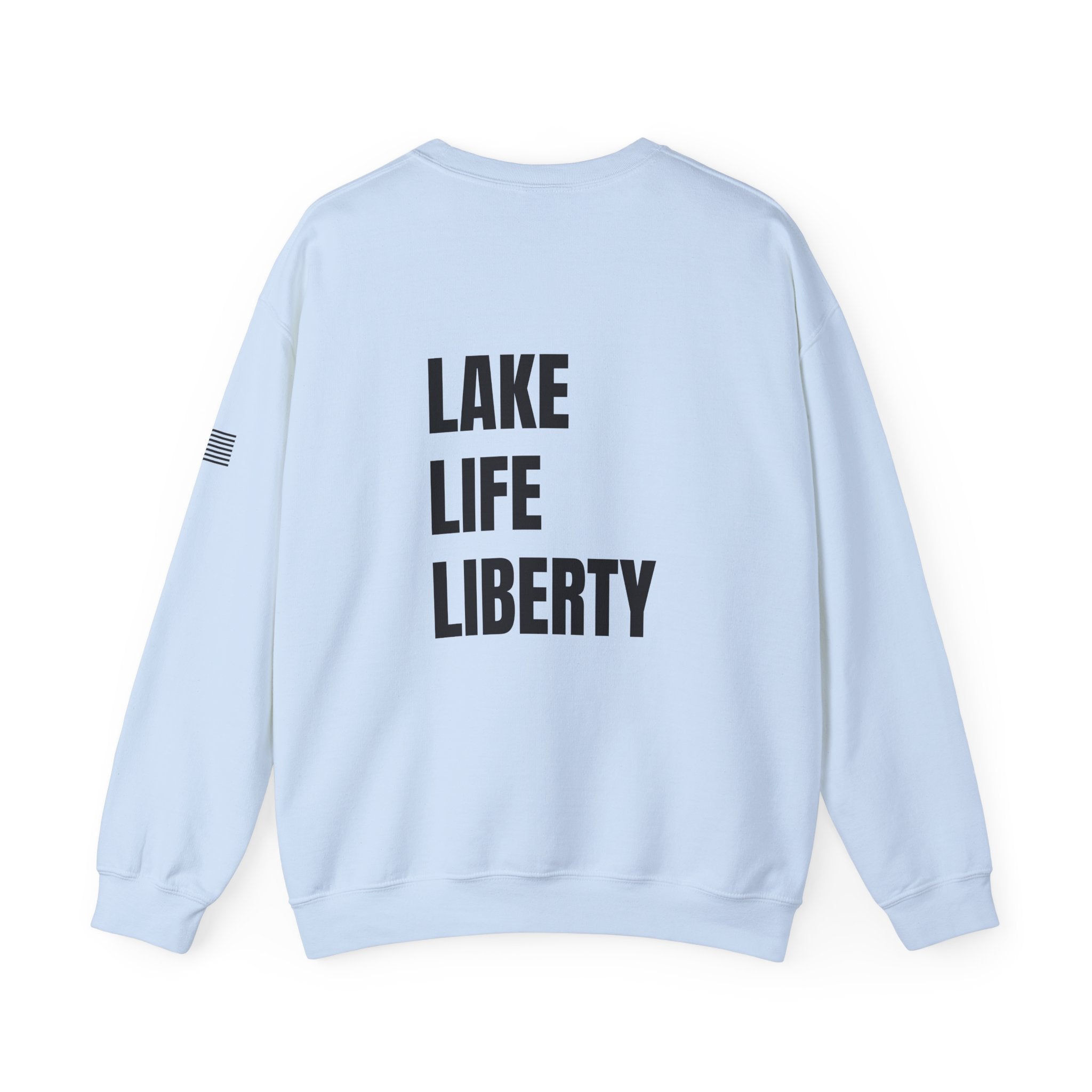Lake Life Liberty, 'Merica Crewneck Sweatshirt