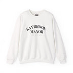 Adult Crewneck-Saybrook Manor with Logo on Back- Black Writing
