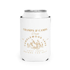 Champs & Camps-Candlewood Lake - Last Trail before the Veil- Stylish Outdoor Can Cooler Sleeve, Perfect for Camping, Beach Days, Parties, Gifts for Outdoors Enthusiasts, Wedding Favors