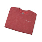 Adult- "Return To" (Front) - "Old Saybrook" (Back) -White Writing -Unisex Crewneck Sweatshirt