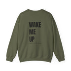 Adult- Teacher Crew Neck " Do Not Disturb" (Front)  "Wake Me Up- When September Begins" (Back) -Crewneck Sweatshirt, Cozy Fall Apparel, Unisex Gift, Casual Style, September Vibes, Seasonal Fashion