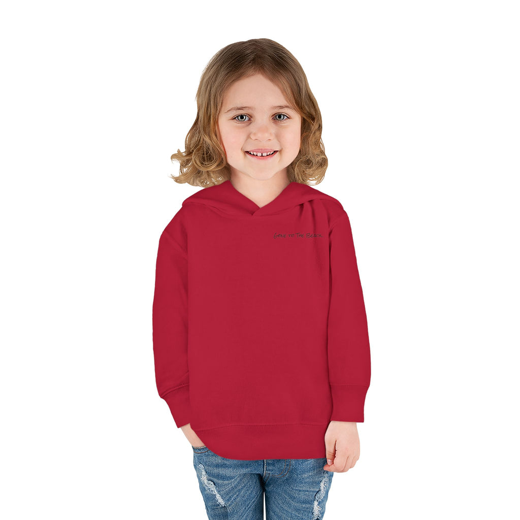 Toddler (2T-6T)- "Gone To The Beach" (Front) "Send Snax & Sunscreen, Old Saybrook, CT"- (Back)- Hoodie