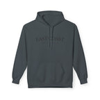 Adult-East Coast - Black Writing Hoodie