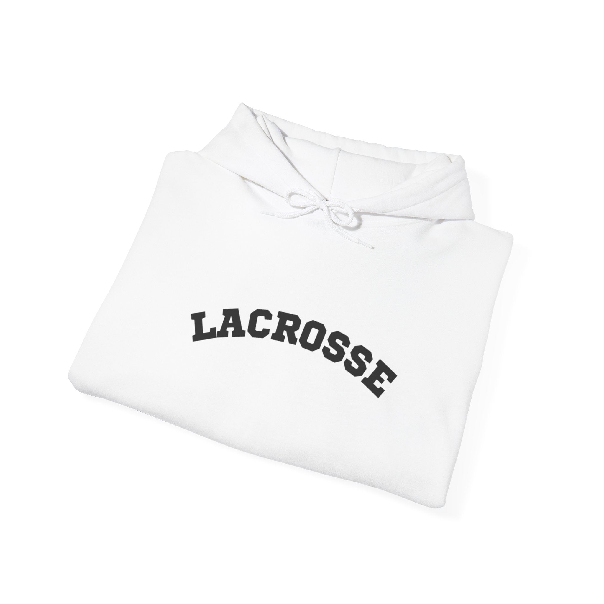 Adult Unisex Hoodie - "Lacrosse" -Choose Your Color- Cozy Sweatshirt for Fans or Parents, Unisex Sports Apparel, Perfect Gift for Game Day, Casual Wear for Athletes