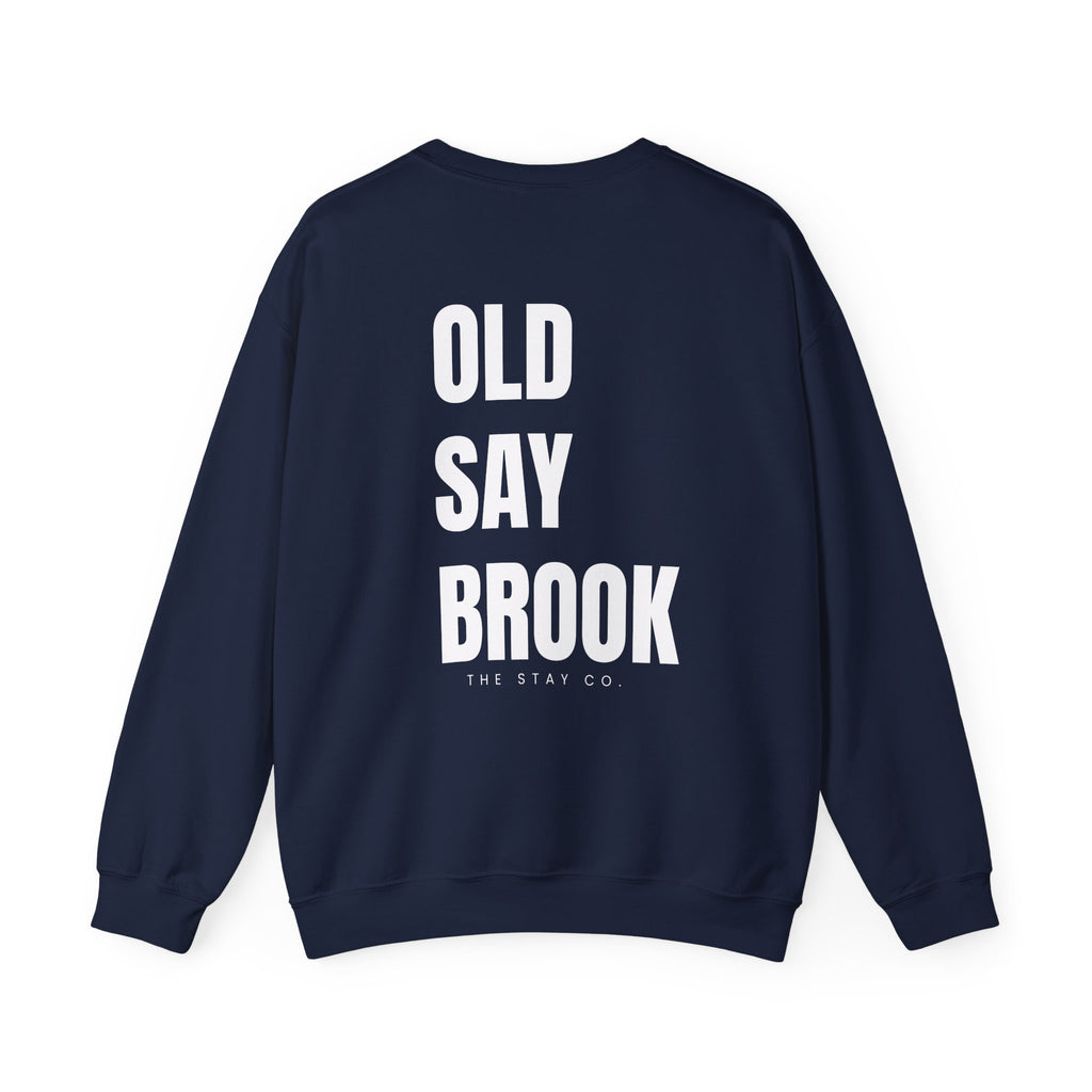 Adult- Old Saybrook Crewneck Sweatshirt With Association Logo On Front