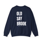 Adult- Old Saybrook Crewneck Sweatshirt With Association Logo On Front