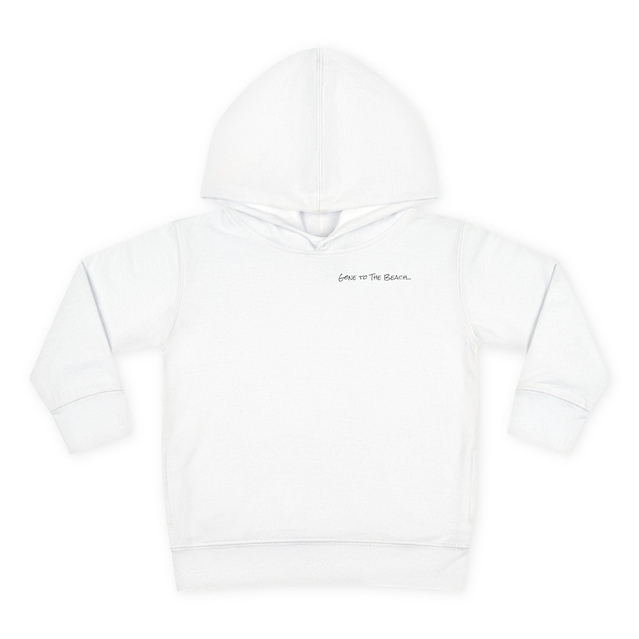 Toddler (2T-6T)- "Gone To The Beach" (Front) "Send Snax & Sunscreen, Old Saybrook, CT"- (Back)- Hoodie