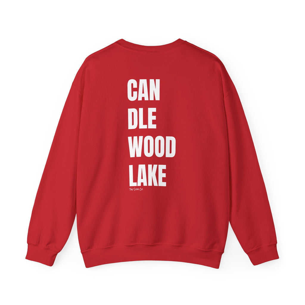Catch Me at Candlewood Lake Crewneck (White Text)