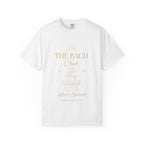 Matching "The Bach Club-Last Splash- Candlewood Lake" -In Beige Writing- Choose a Color Shirt- Perfect for Bachelorette and Wedding Parties- Unisex Vacation Top, Sailor Humor Apparel