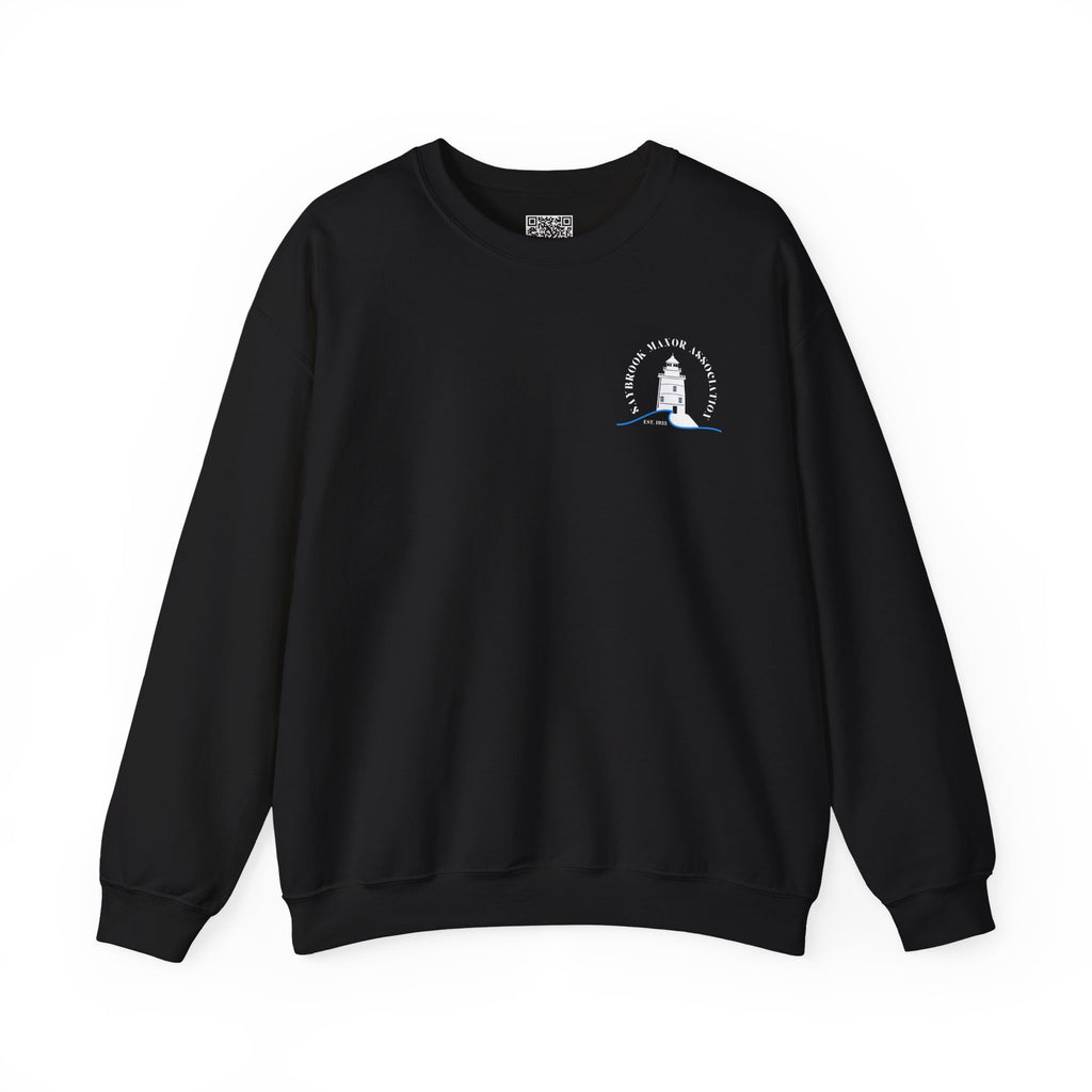 Adult- Old Saybrook Crewneck Sweatshirt With Association Logo On Front