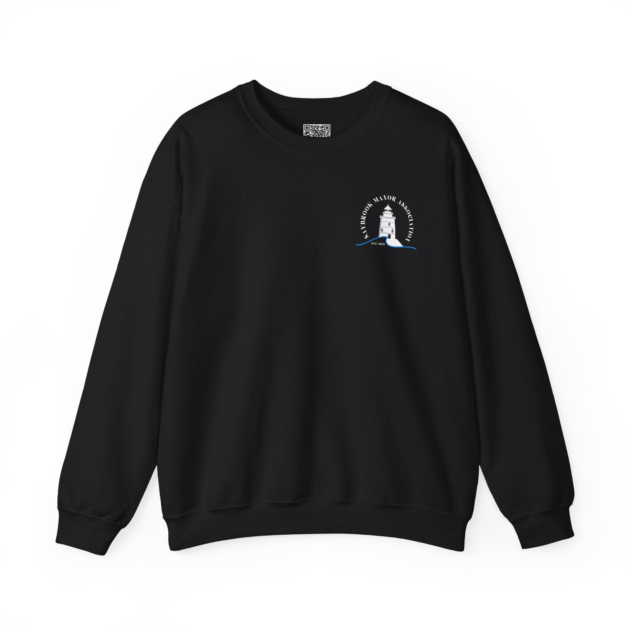 Adult- Old Saybrook Crewneck Sweatshirt With Association Logo On Front