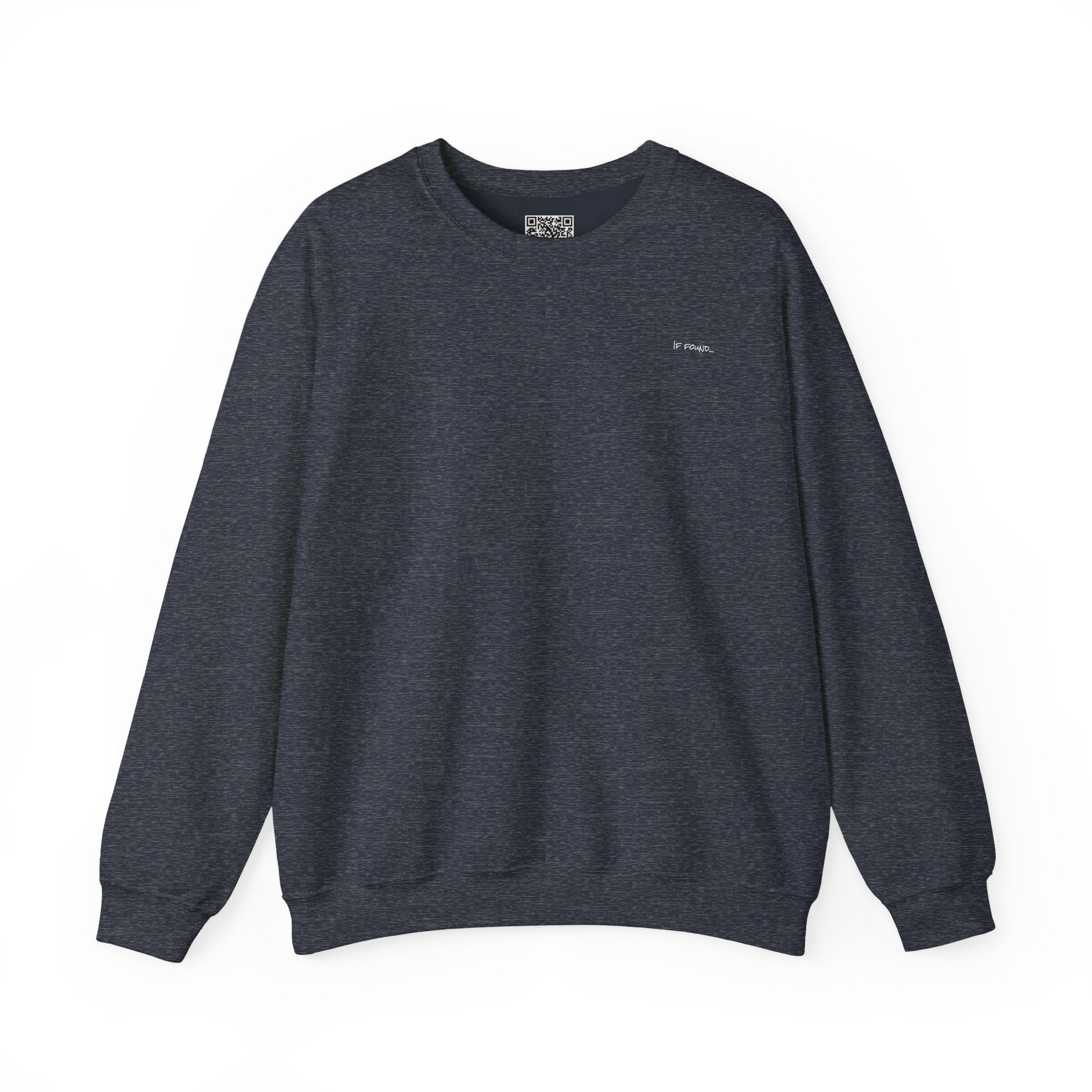 Adult- "If Found" (Front) -"Just Add Water"(Back) - White Writing-Unisex Crewneck Sweatshirt