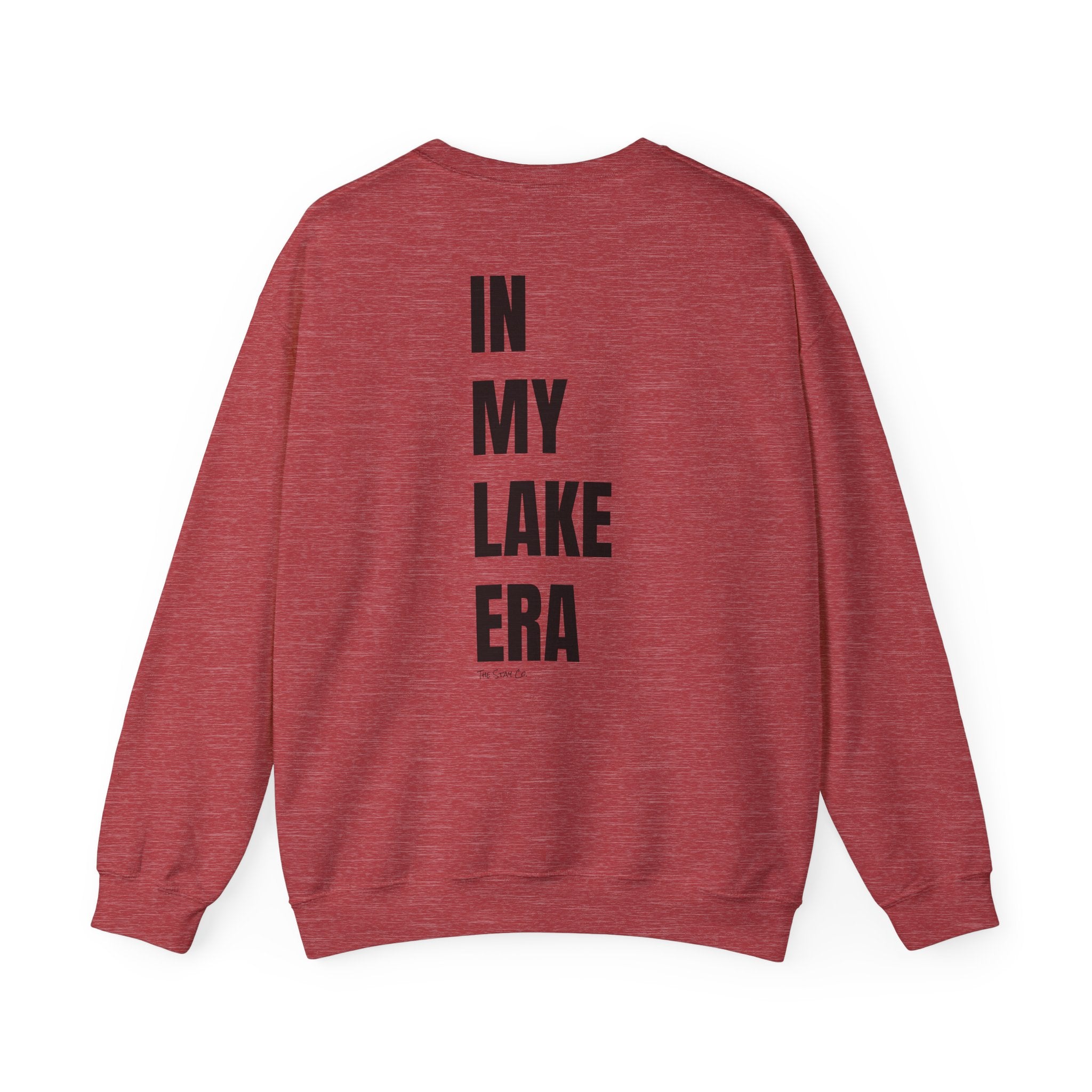 Adult- "Born for this"- (Front)  "In My Lake Era" (Back)- Black Writing- Unisex Crewneck Sweatshirt