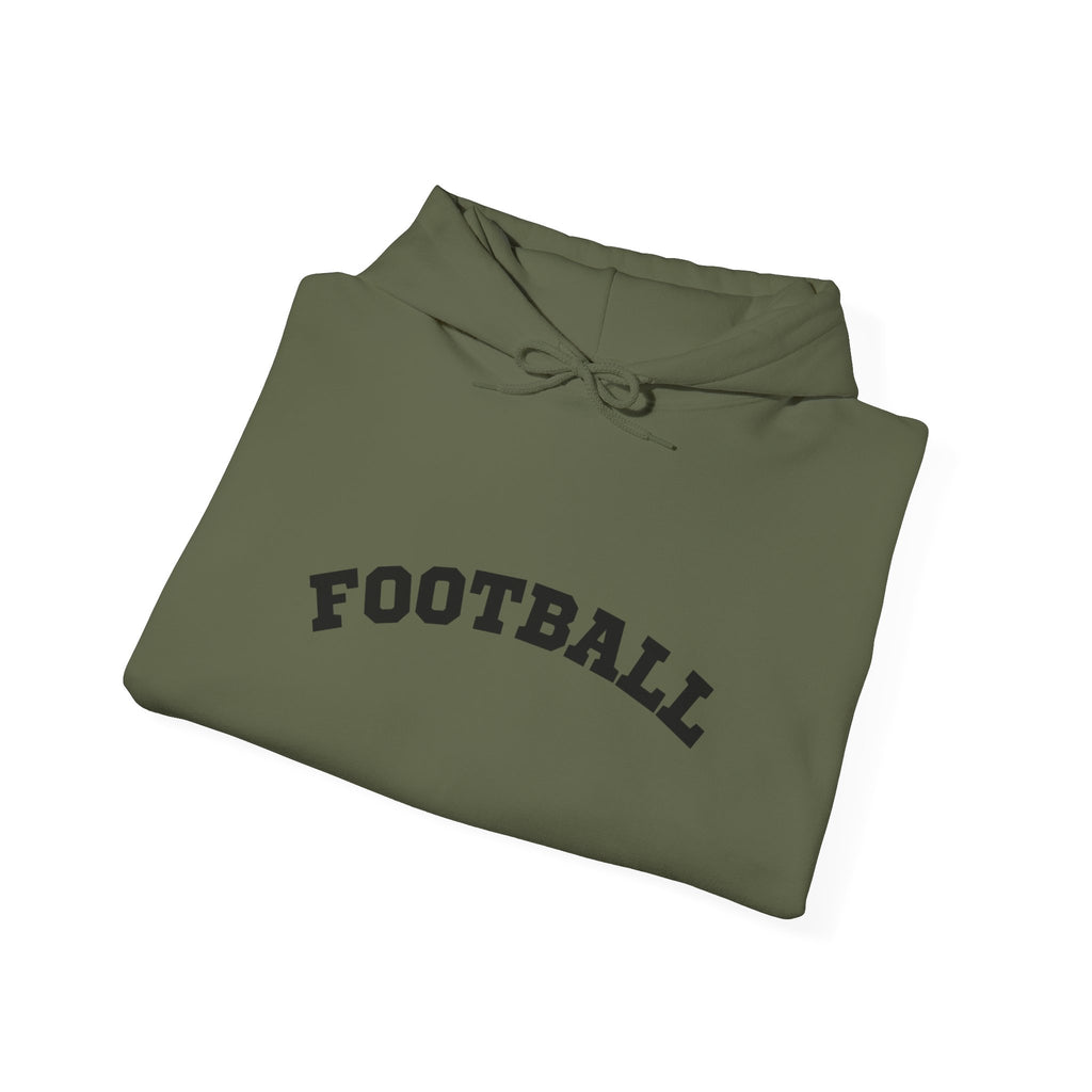 Adult Unisex Hoodie - "Football"  Cozy Sweatshirt for Fans or Parents, Unisex Sports Apparel, Perfect Gift for Game Day, Casual Wear for Athletes