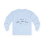 Adult- Best Kept Secret-Long Sleeve Tee for Candlewood Lake Lovers