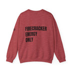 Firecracker Energy Only, 'Merica Crewneck Sweatshirt