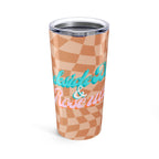 "Dockside Days & Rose Waves"-Trendy Tumbler 20oz with Checkered Design | Stylish Drinkware for Coffee Lovers, Gift for Birthdays, Travel Mug, Personalized Cup, [...]