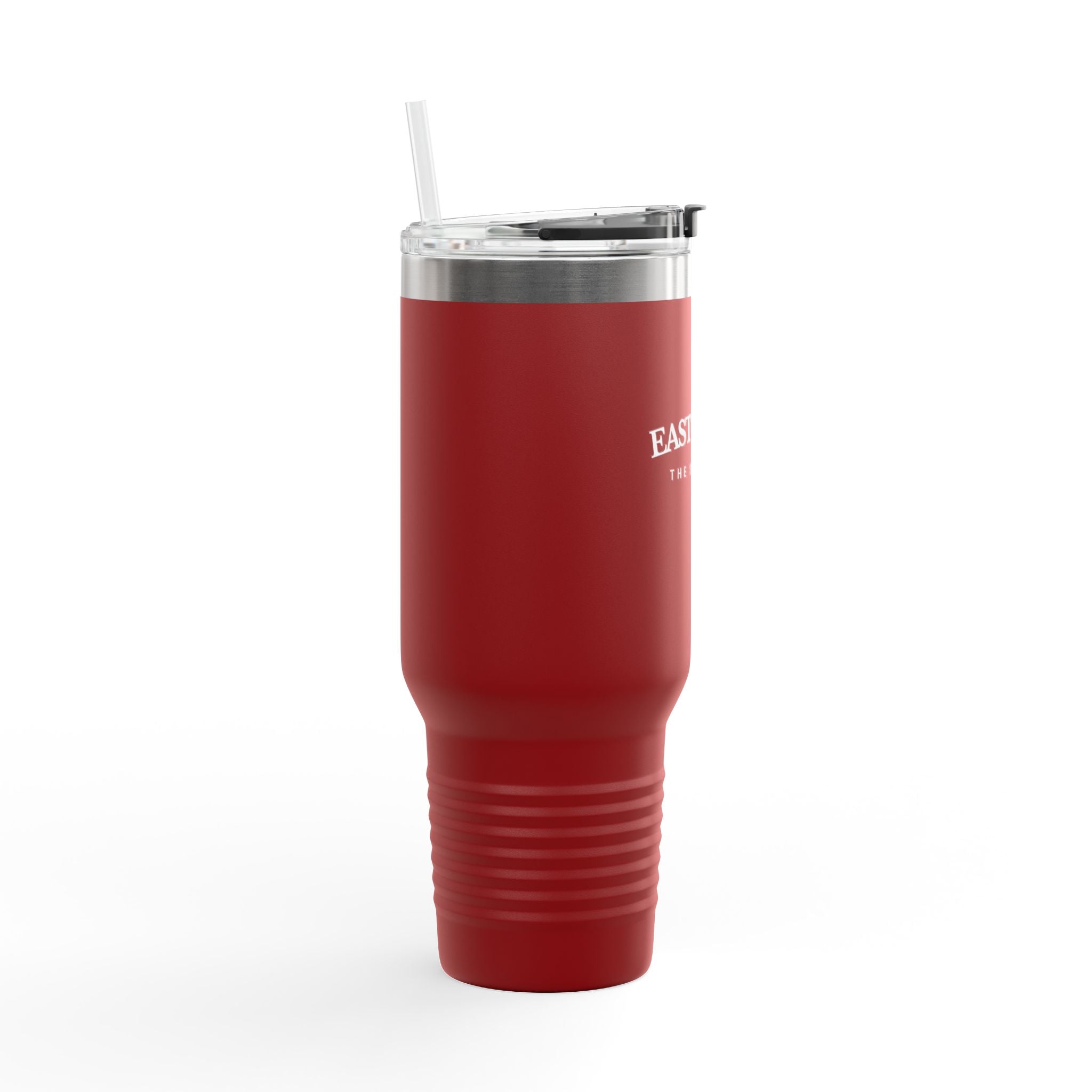 Travel Mug -40oz Insulated Cup- "East Coast" In White Writing