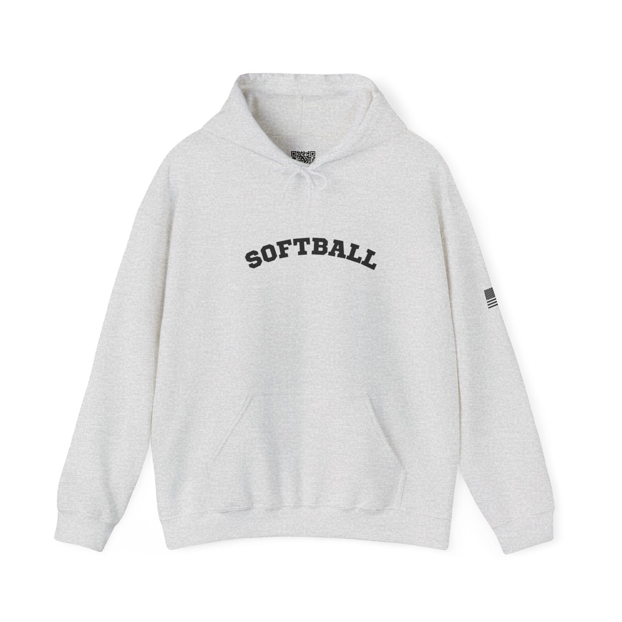 Adult Unisex Hoodie - "Softball" -Choose Your Color-Cozy Sweatshirt for Fans or Parents, Unisex Sports Apparel, Perfect Gift for Game Day, Casual Wear for Athletes