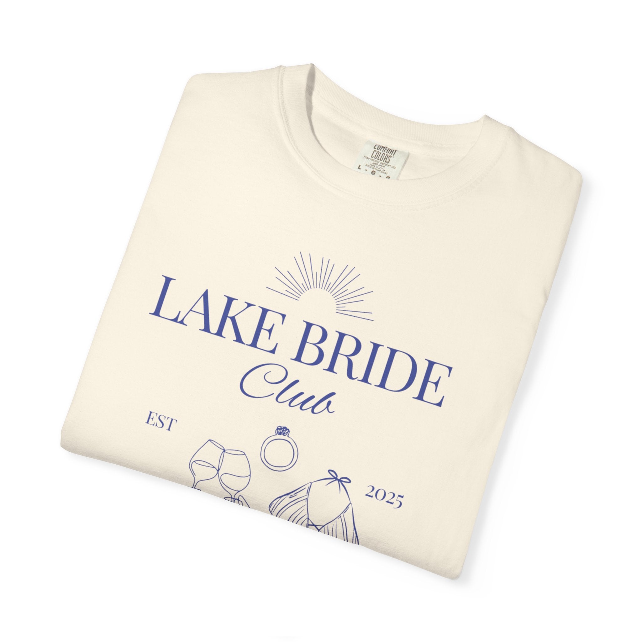 "Lake Bride Club" Unisex-Dyed T-Shirt, Nautical Bachelorette or Wedding Tee, Lake Bride Shirt, Bachelorette Party Gift, Summer Vacation Wear, [...]