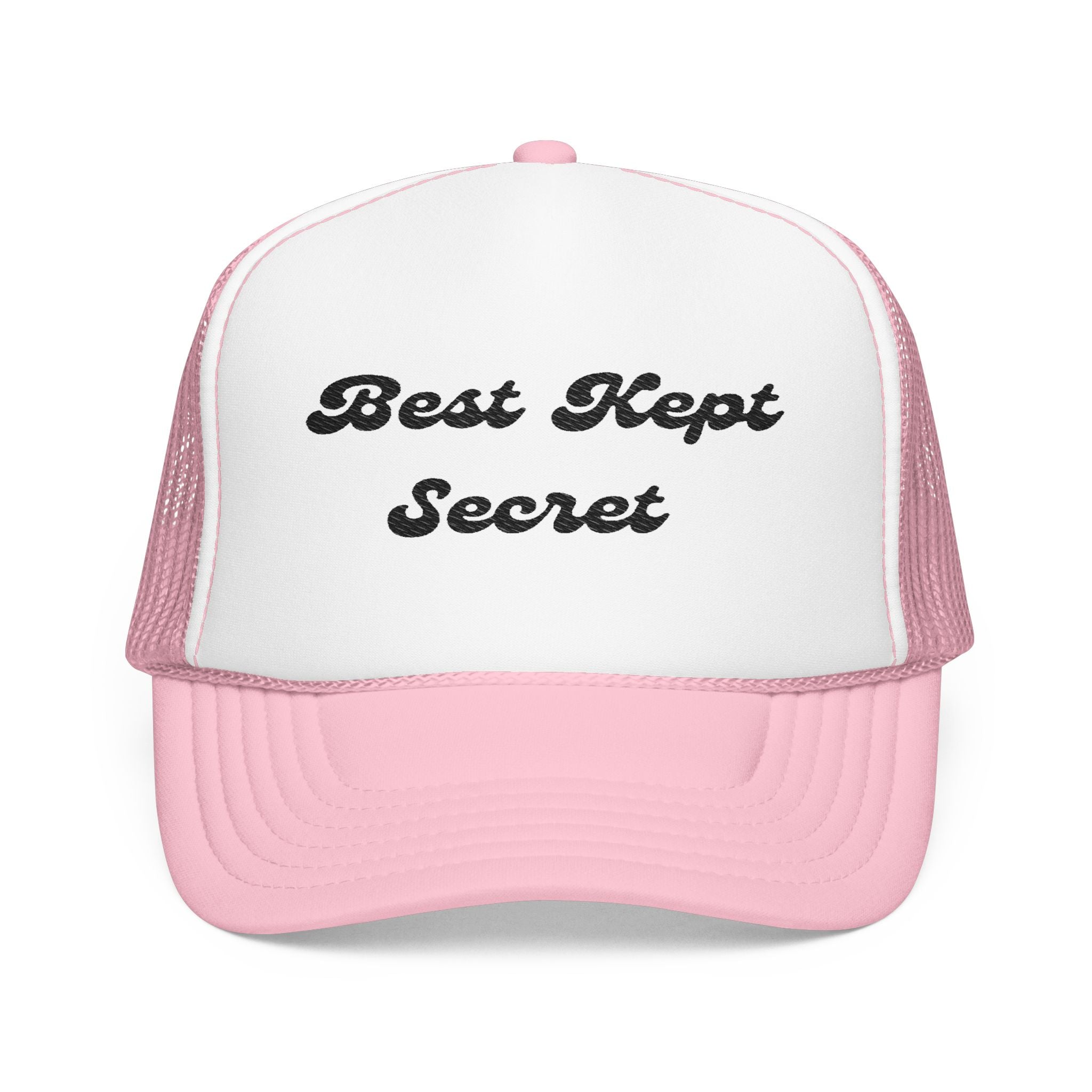 Best Kept Secret- Foam Trucker Hat - Stylish Embroidered Cap for Everyday Adventures