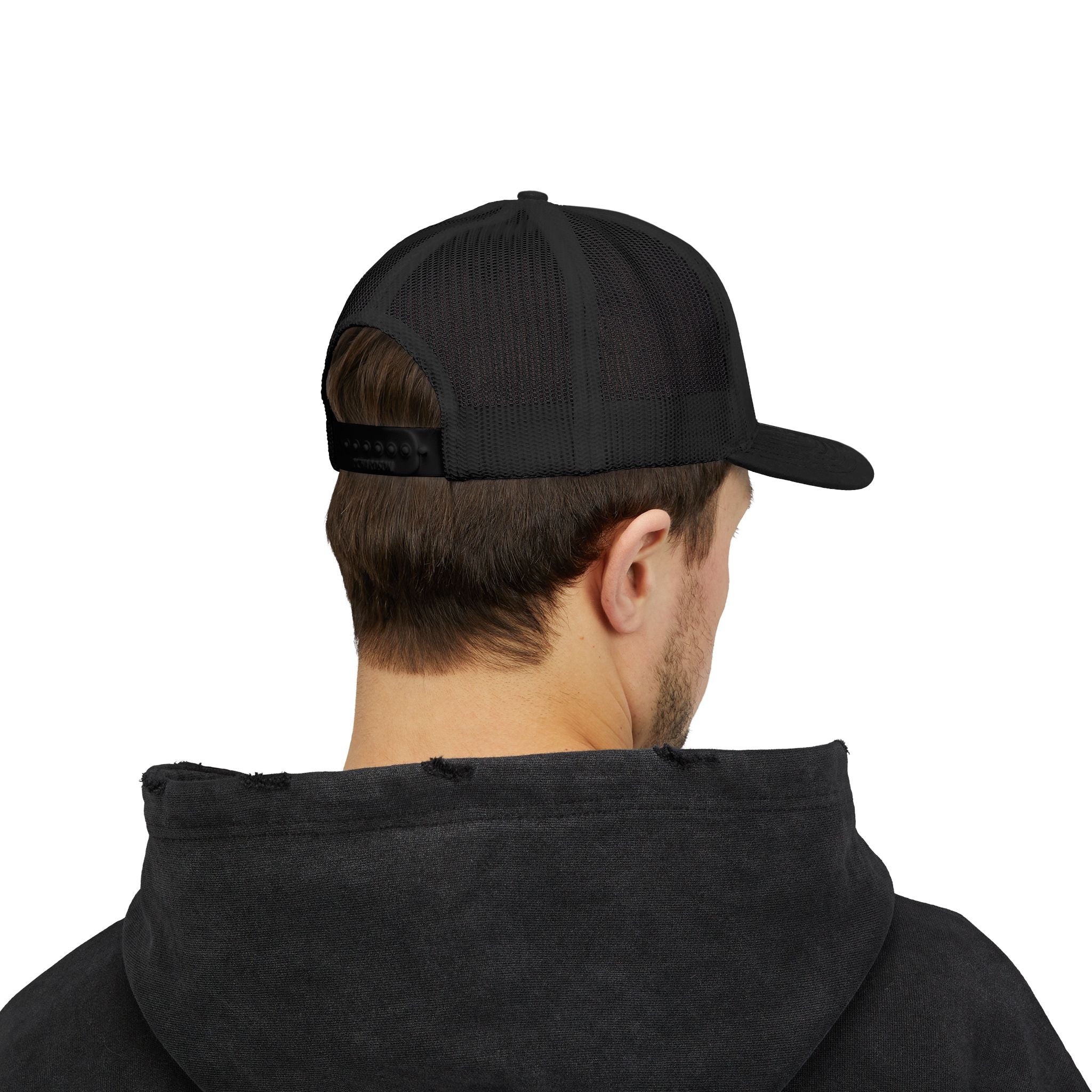 "White Sands Beach" - Snapback Trucker Cap - Perfect for Summer, Vacation, or Outdoor Events, Casual Style, Unisex Accessories, Gift Idea