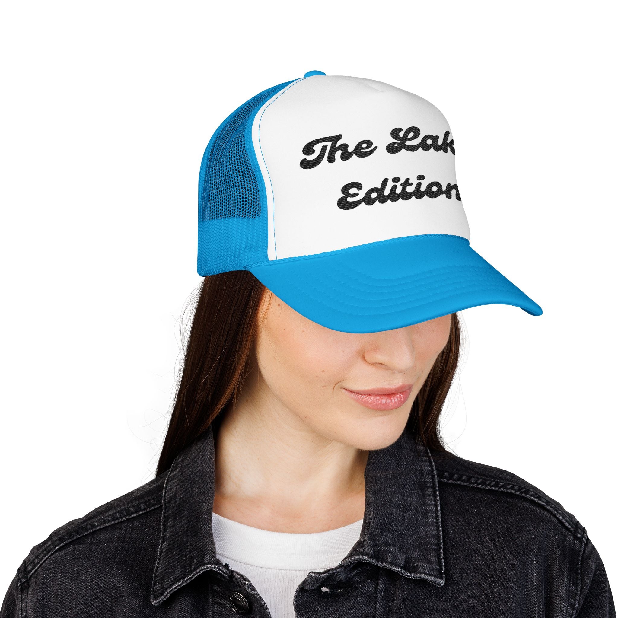 The Lake Edition-Foam Trucker Hat - Embroidered-Perfect for Bachelorette and Wedding Parties