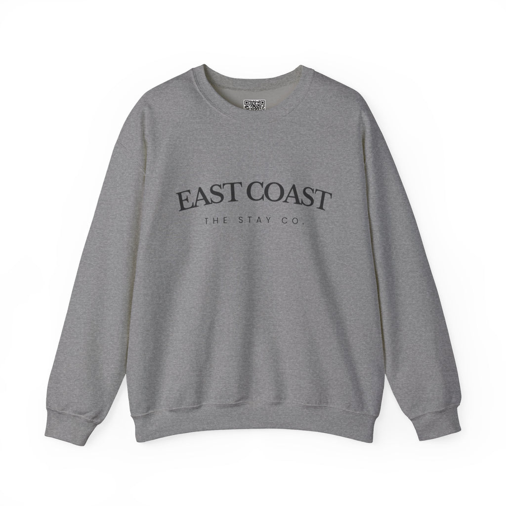 East Coast Crewneck (Black Text)