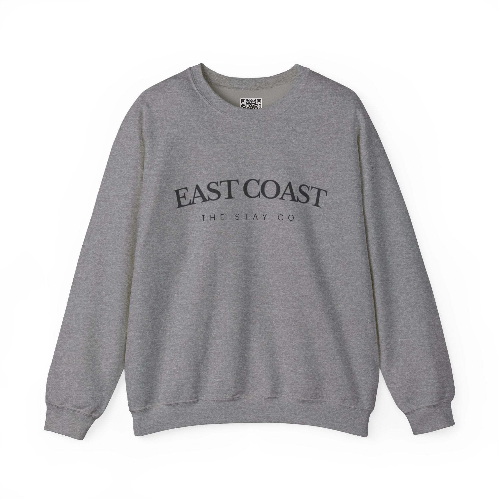 East Coast Crewneck (Black Text)