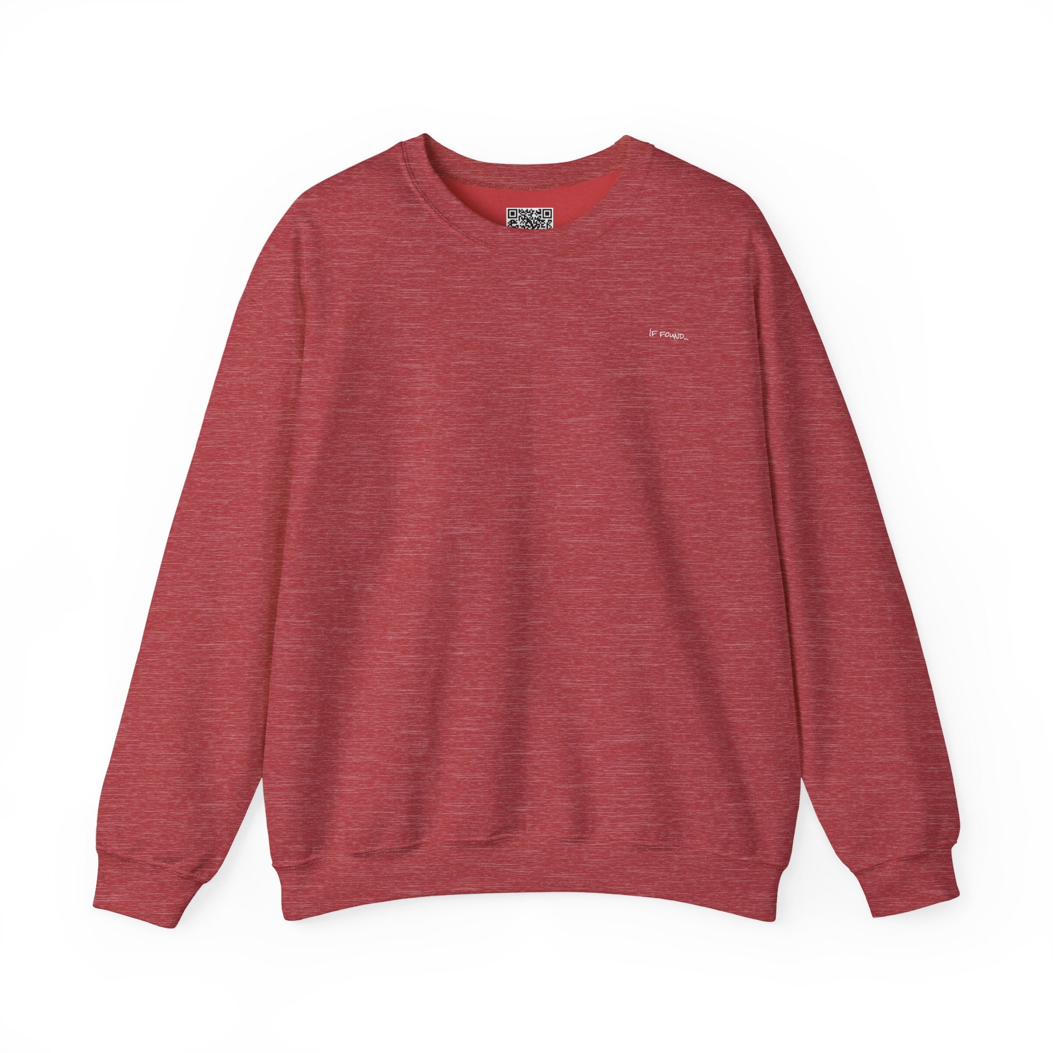 Adult- "If Found" (Front) -"Just Add Water"(Back) - White Writing-Unisex Crewneck Sweatshirt