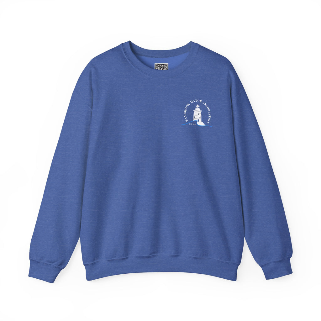 Adult- Old Saybrook Crewneck Sweatshirt With Association Logo On Front