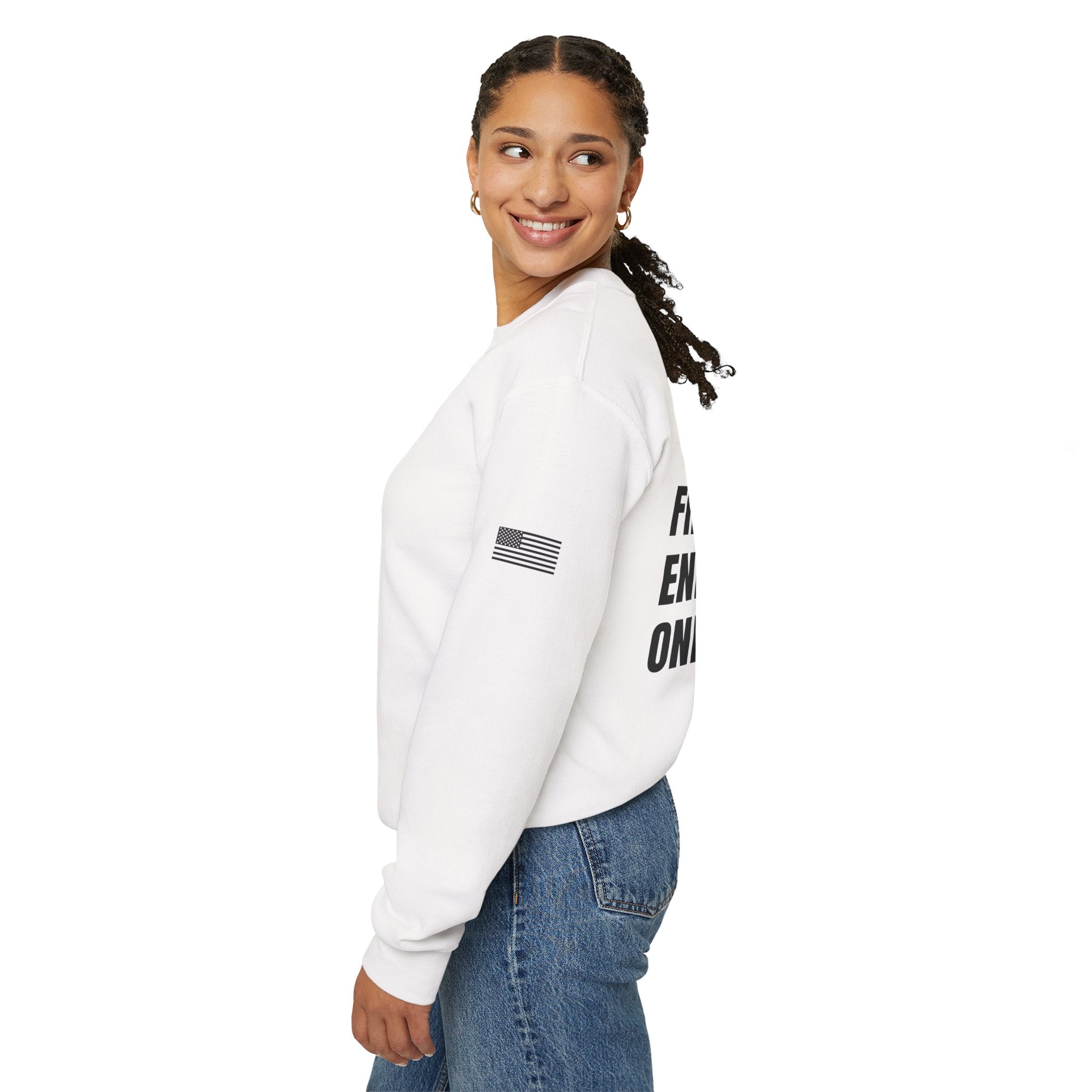 Firecracker Energy Only, 'Merica Crewneck Sweatshirt