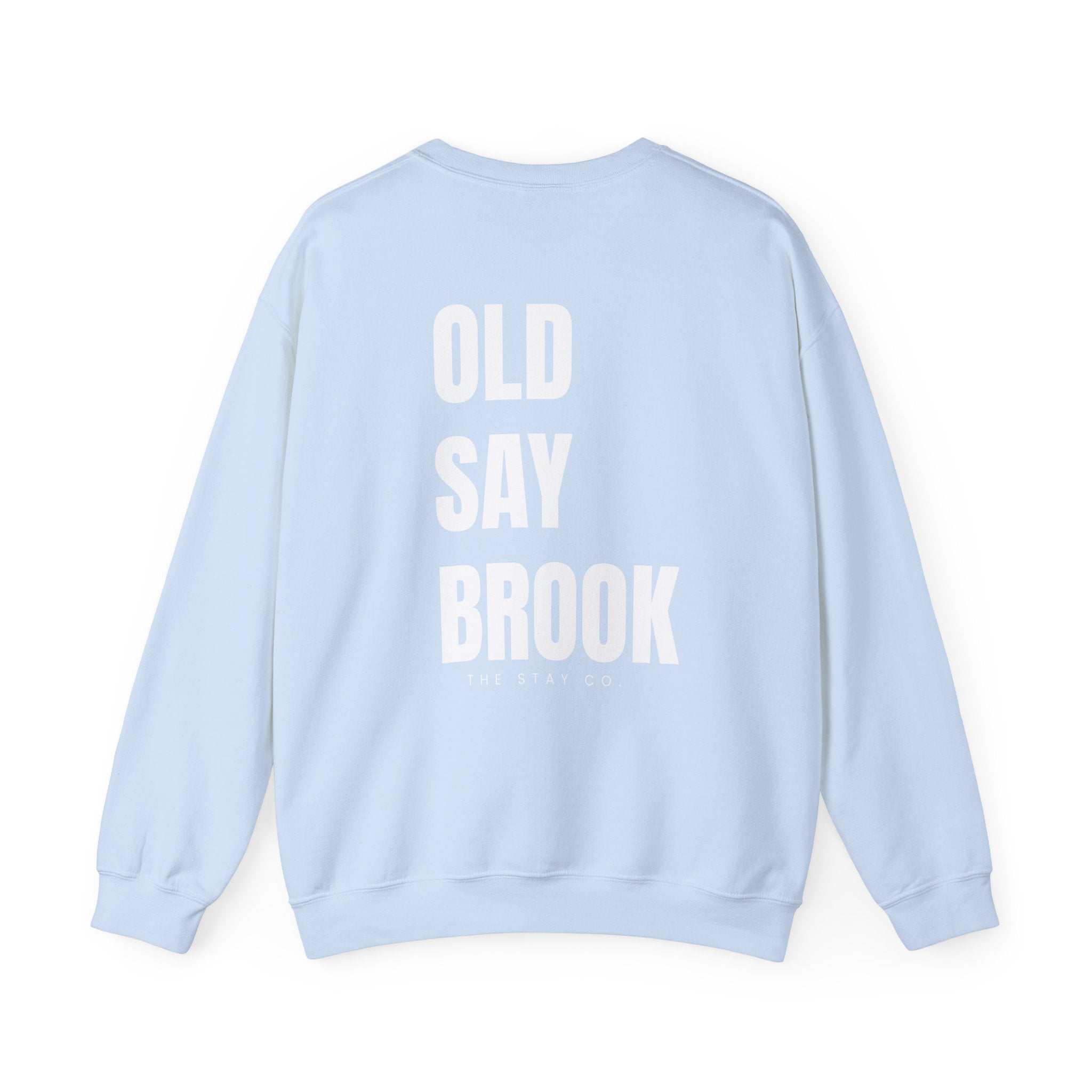 Adult- Old Saybrook Crewneck Sweatshirt With Association Logo On Front