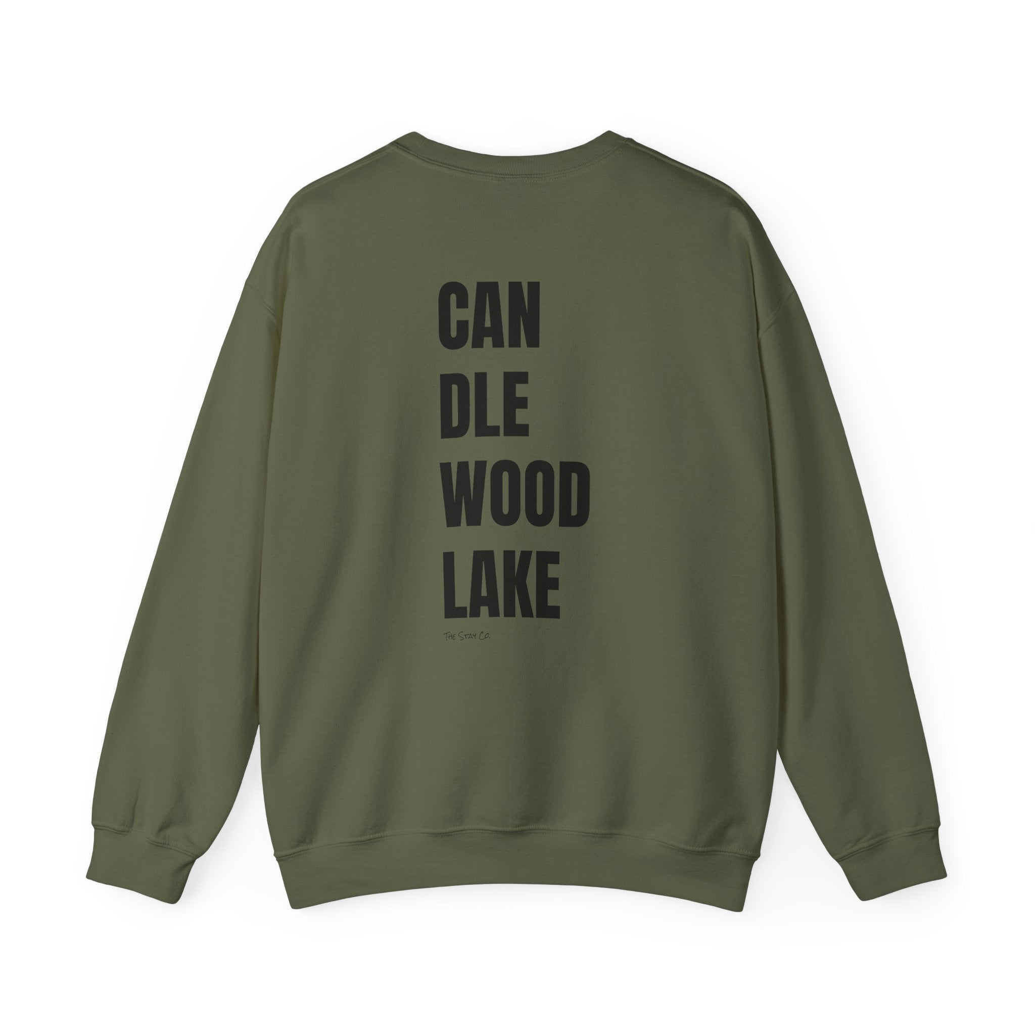 Catch me at.. Candlewood Lake Crewneck (Back Text)