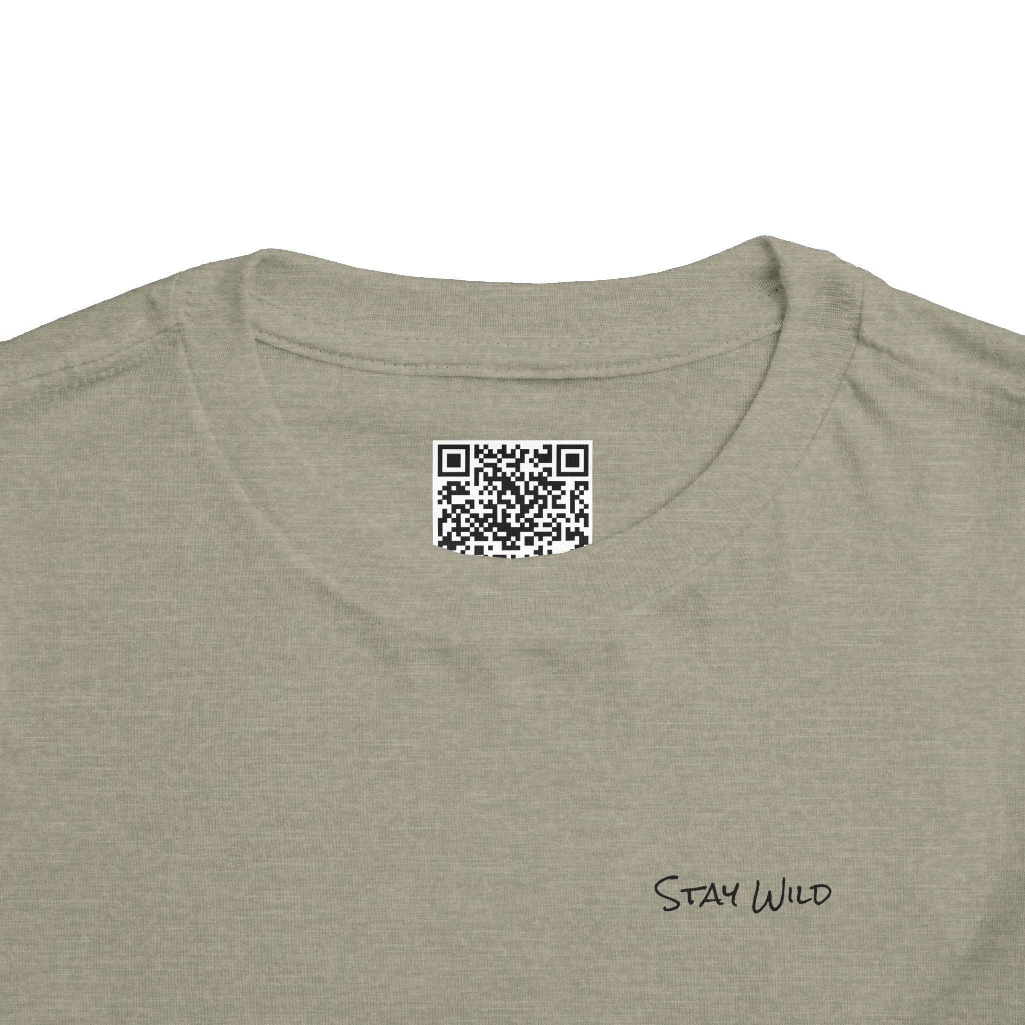 Toddler (2T-5T)- "Stay Wild" (Front) "Walk. Run. Wakeboard." (Back) -Short Sleeve Tee