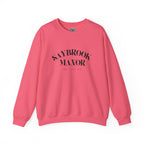 Adult Crewneck-Saybrook Manor with Logo on Back- Black Writing