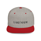 Embroidered Snackback Cap-"Lake Made"- Casual Hat, Outdoor Apparel, Summer Fashion, Gift for Him/Her, Festival Accessory
