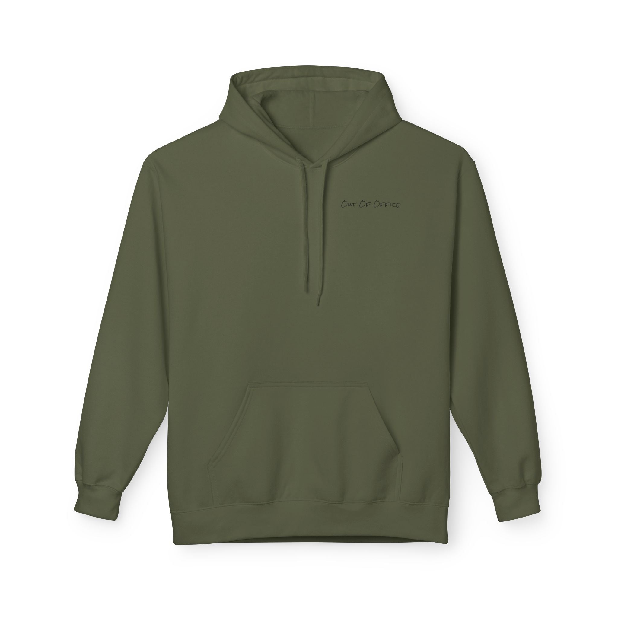 Adult- "Out Of Office" (Front) "Old Saybrook New Tan" (Back) - Hoodie